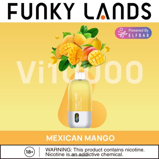 ELFBAR- V2020459 elf bar 7000 cz mexické mango funky lands nejlepší příchuť jednorázový vape vi10000 top prodej