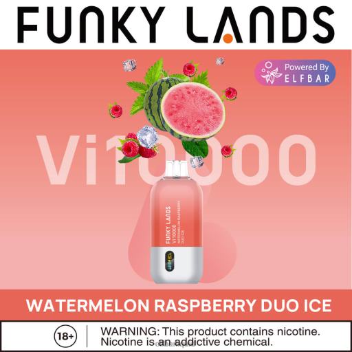 ELFBAR- V2020470 elf bar 600 cz melounový led funky lands jednorázové vape vi10000 potáhnutí