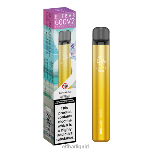 ELFBAR- V20209 elf bar 7000 cz banánový led Jednorázová vapka 600v2 - 20 mg